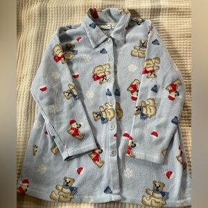 Fashion Bug Multicolor Fleece Button Up